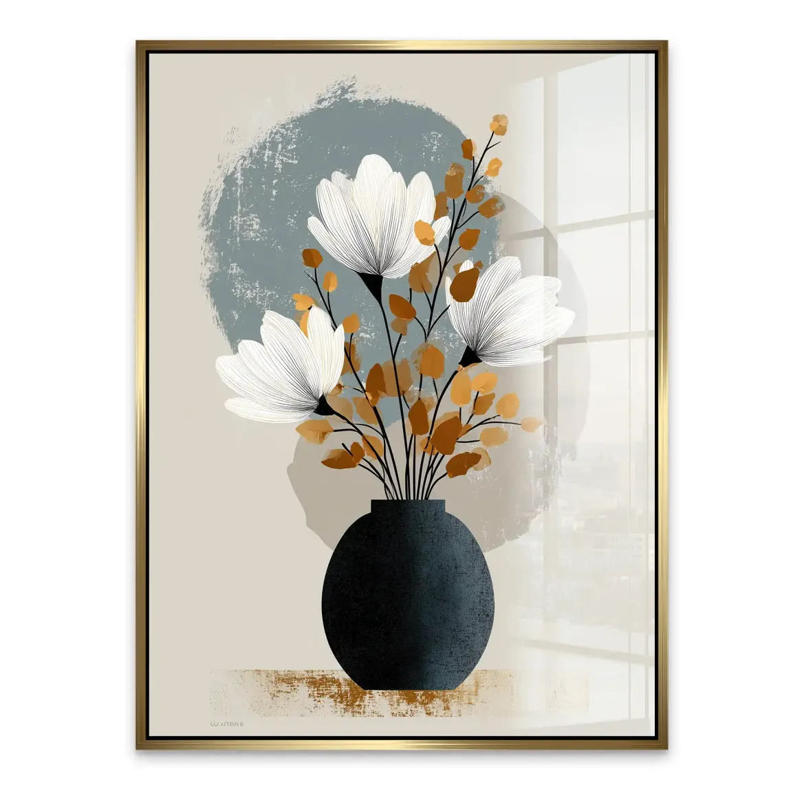 Pure Natur Abstrakt Acrylglasbild