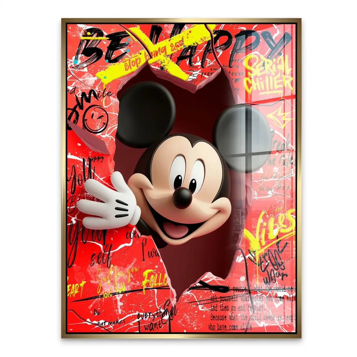 Charming Smile Micky Mouse Acrylglasbild INGALERIE