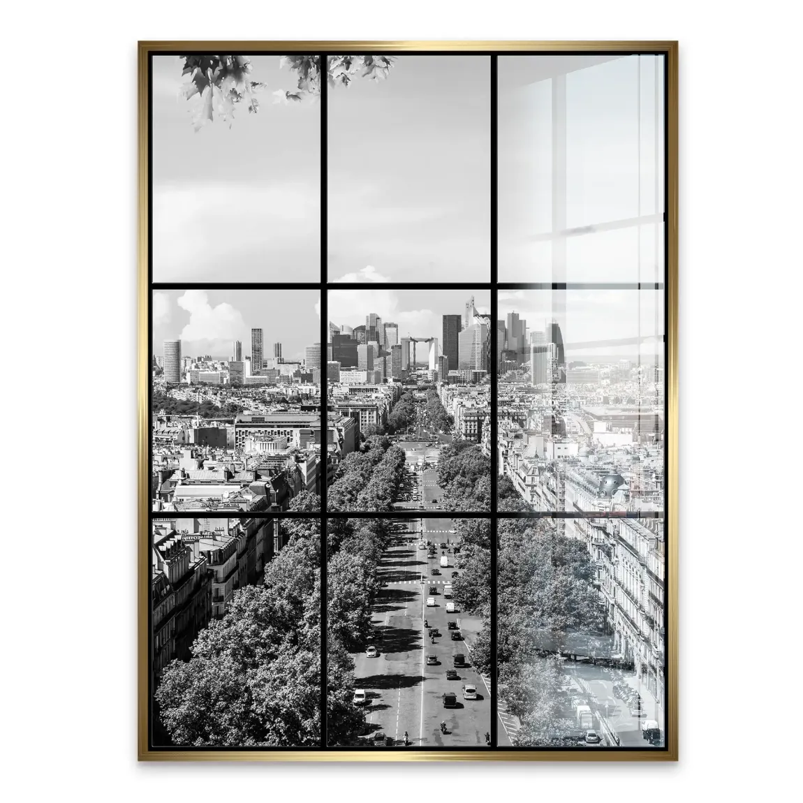 Skyline Avenue Paris Acrylglasbild