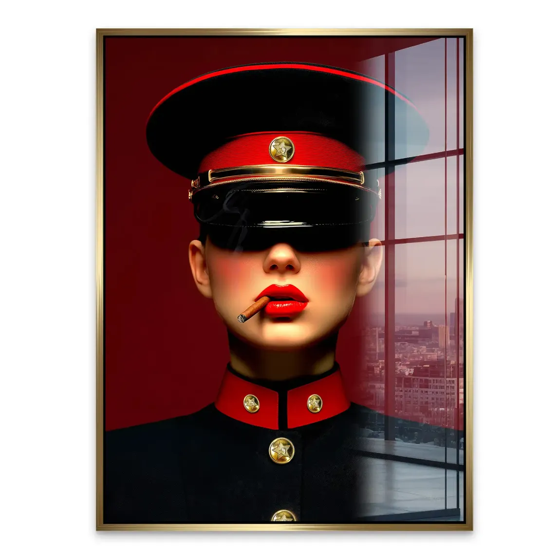 Russian Girl Acrylglasbild