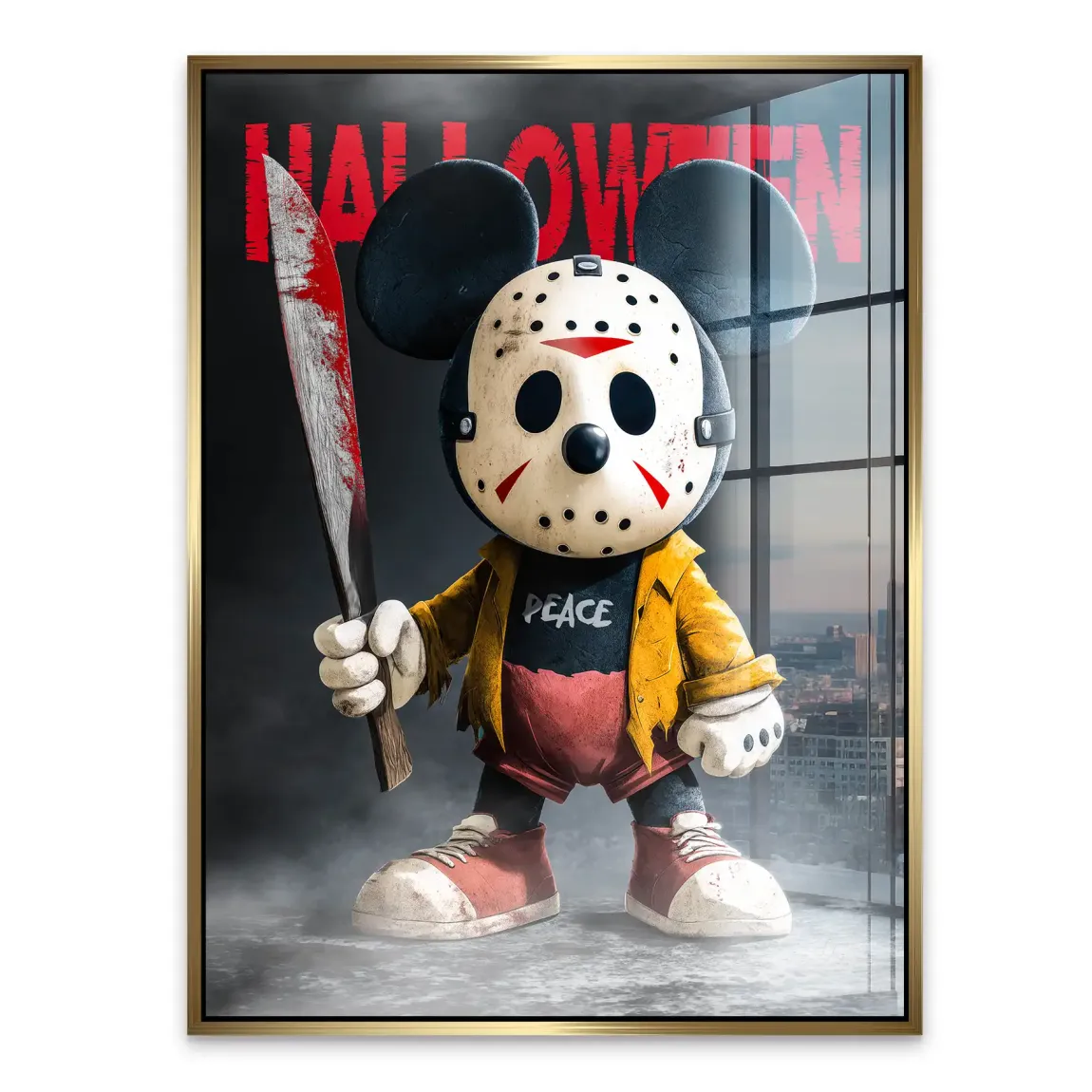 Midnight Micky Mouse Acrylglasbild