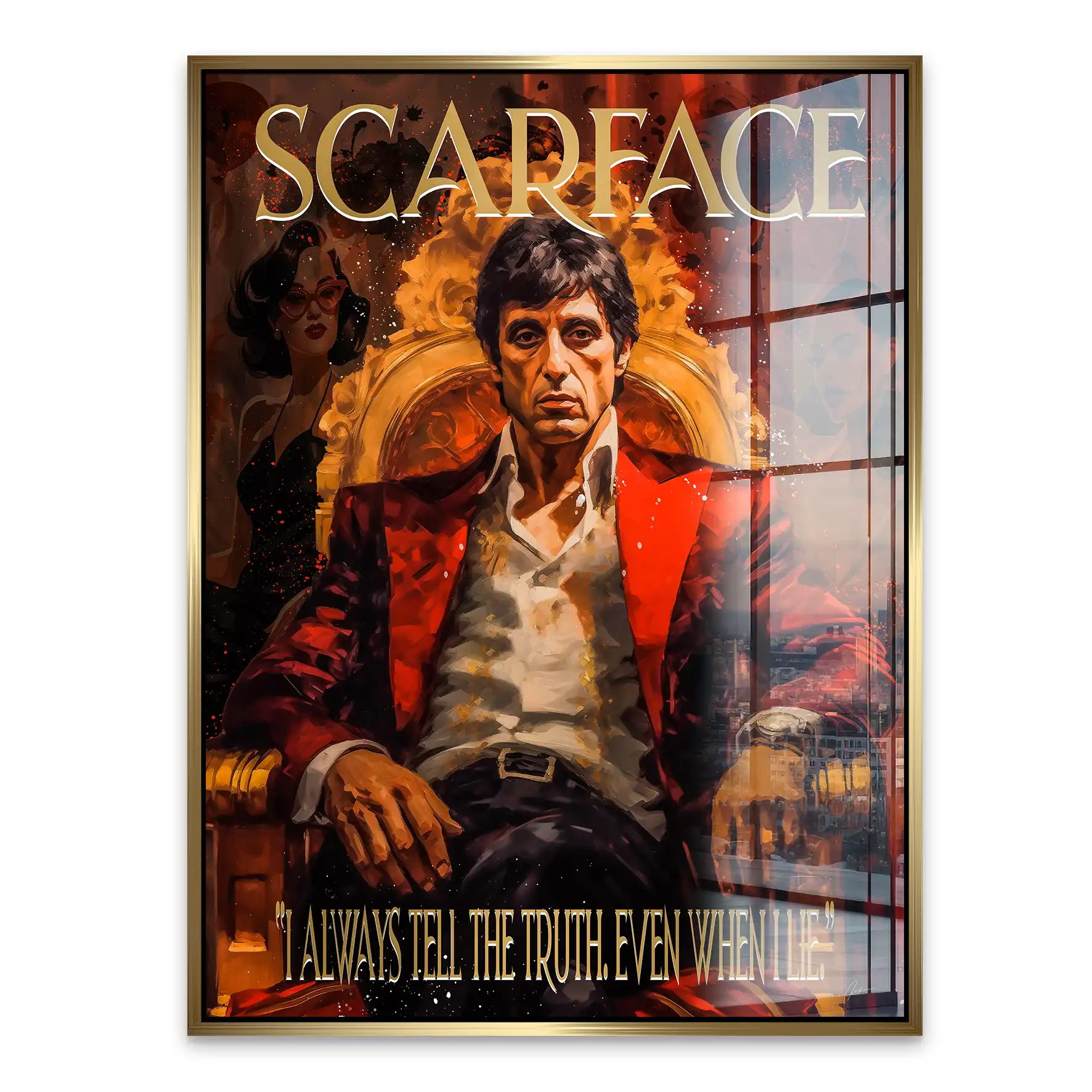 Scarface Acrylglas Bild INGALERIE