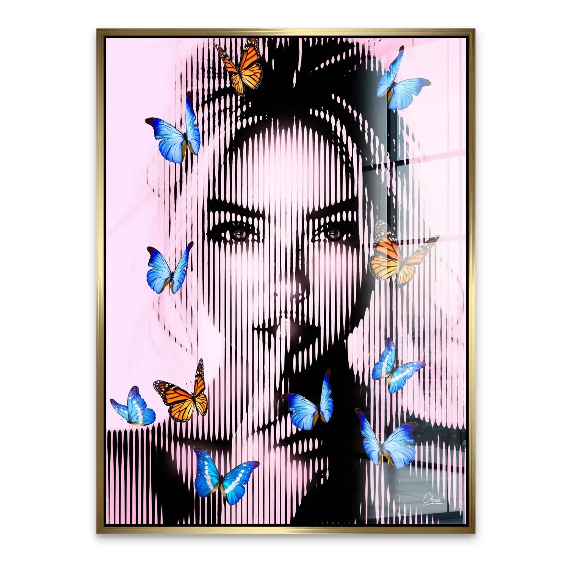 Silent Butterfly Acrylglasbild INGALERIE