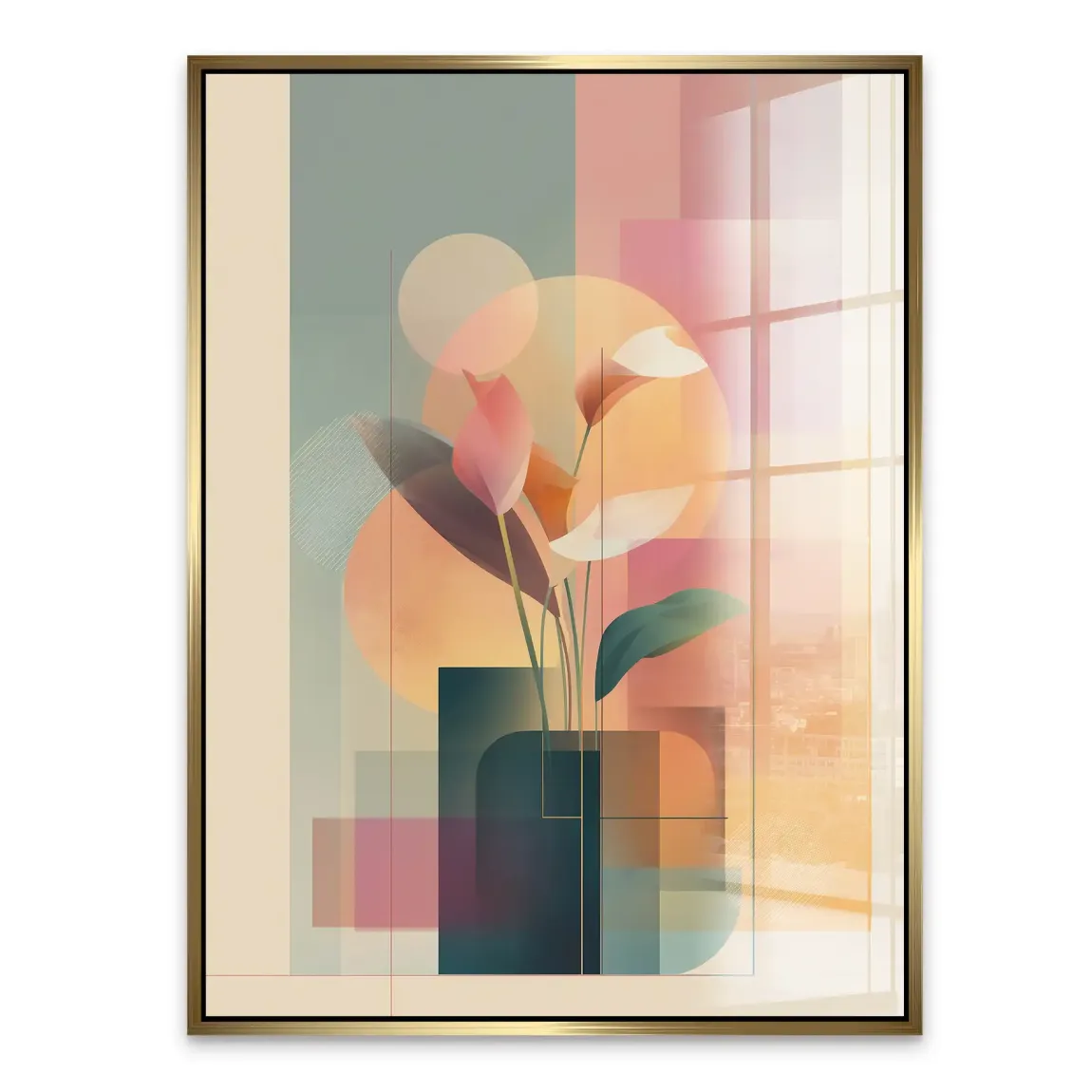 Light Garden Abstrakt Acrylglasbild