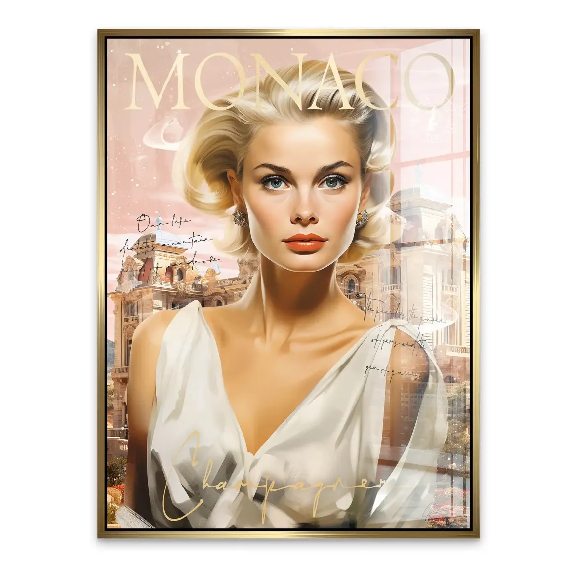 Grace Monaco Acrylglasbild INGALERIE
