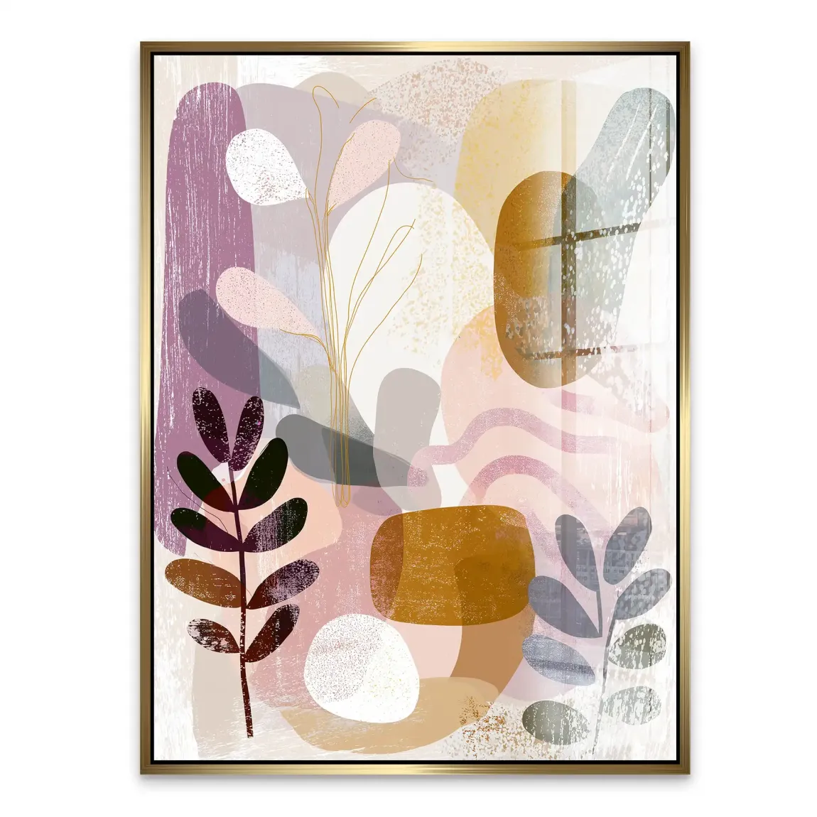 Soft Harmony Abstrakt Acrylglasbild