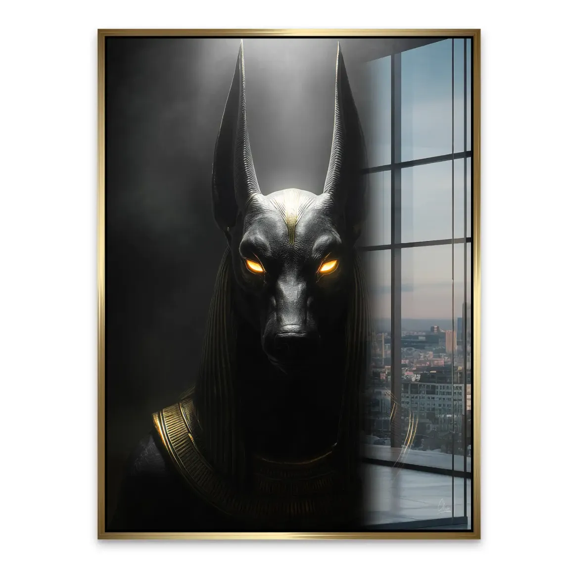 Dark Anubis Acrylglasbild