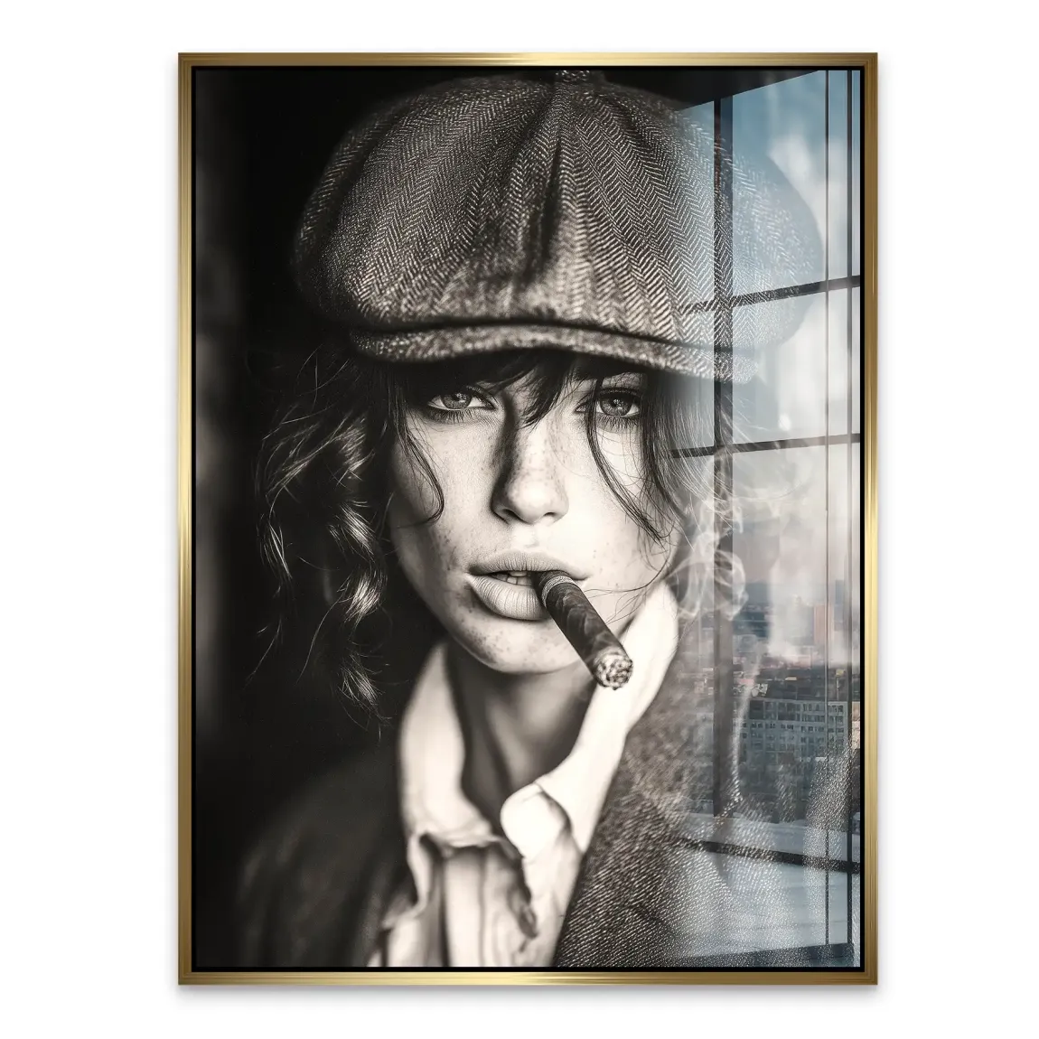 Beauty of Smoke and Silence Acrylglasbild INGALERIE