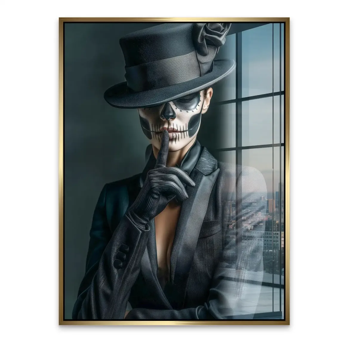 Silent la Catrina Acrylglasbild INGALERIE