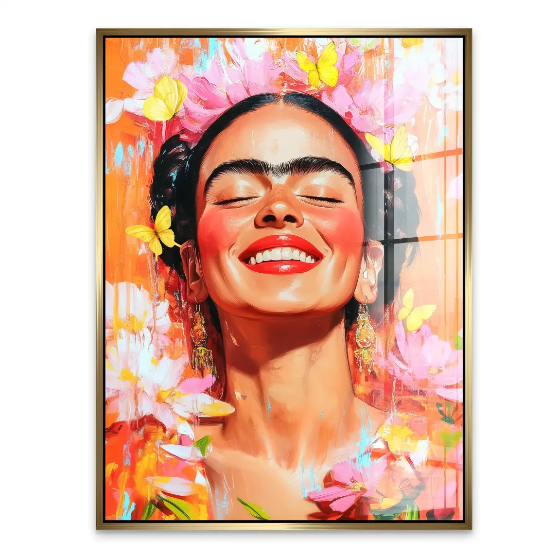 Frida Kahlo Blooming Acrylglasbild INGALERIE