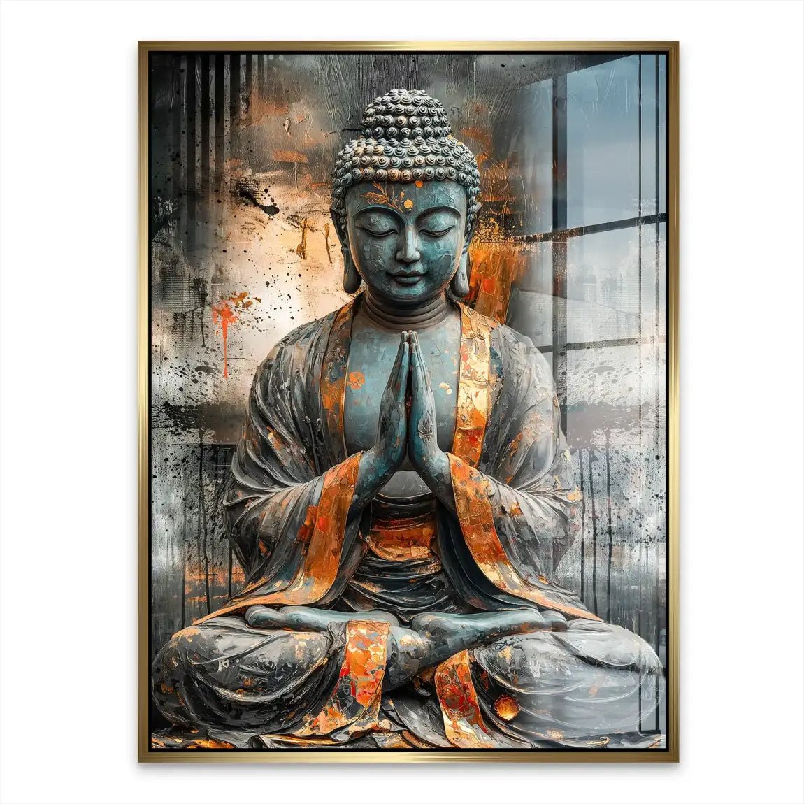 Buddha Abstrakt Nr.50 Acrylglasbild INGALERIE