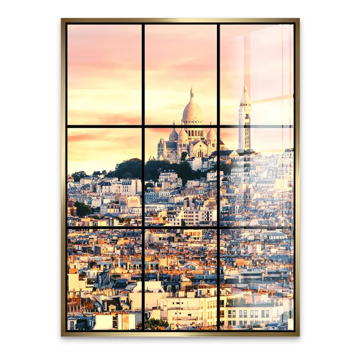 Sunrise Montmartre Paris Acrylglasbild
