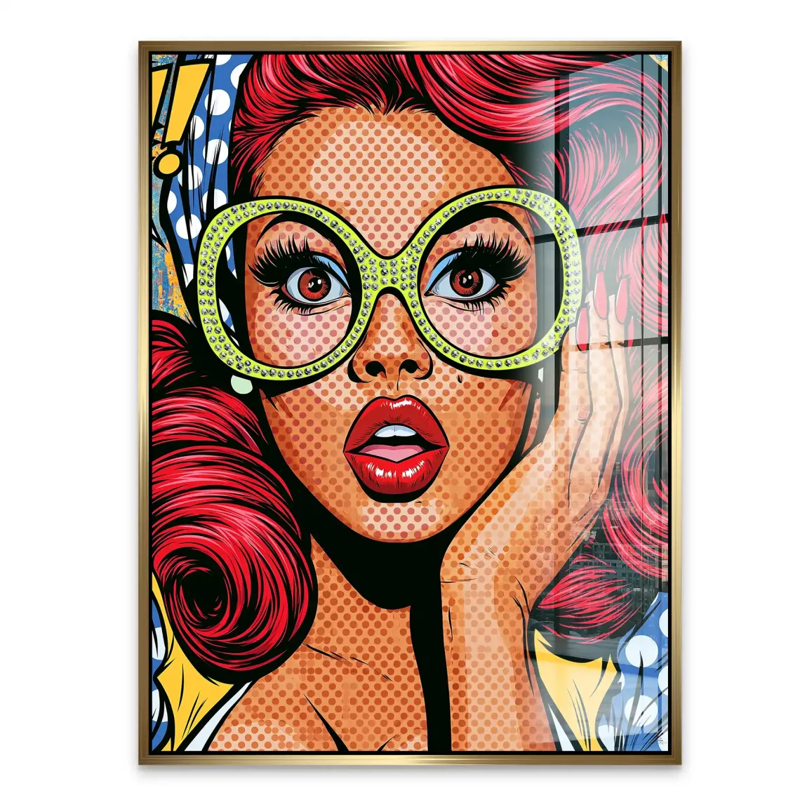 Pop Art Diva Acrylglasbild
