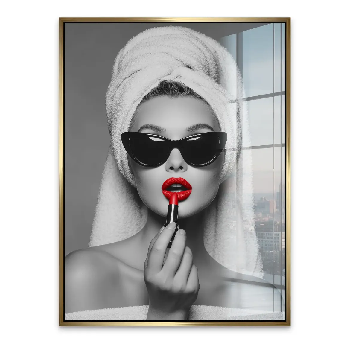 Lipstick Acrylglasbild