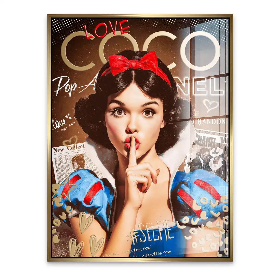 Schneewittchen Coco Glam Acrylglasbild