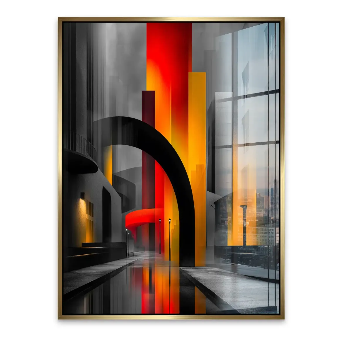 Midnight City Acrylglasbild INGALERIE