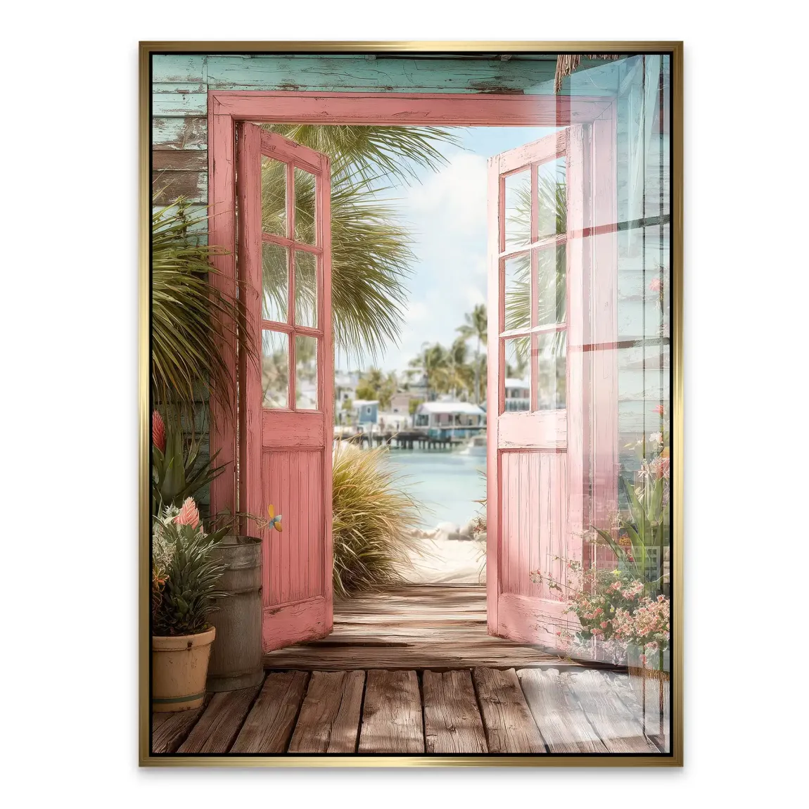 Coastal Escape Acrylglasbild - INGALERIE | Dein Onlineshop für moderne Wandbilder