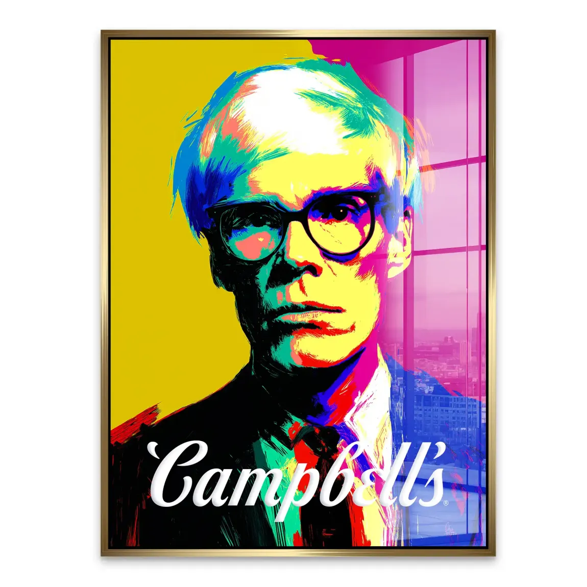 Campbell Popart Acrylglasbild