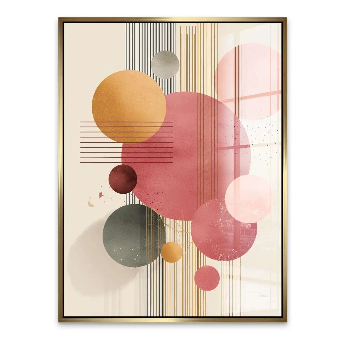 Circles of Serenity Acrylglasbild INGALERIE