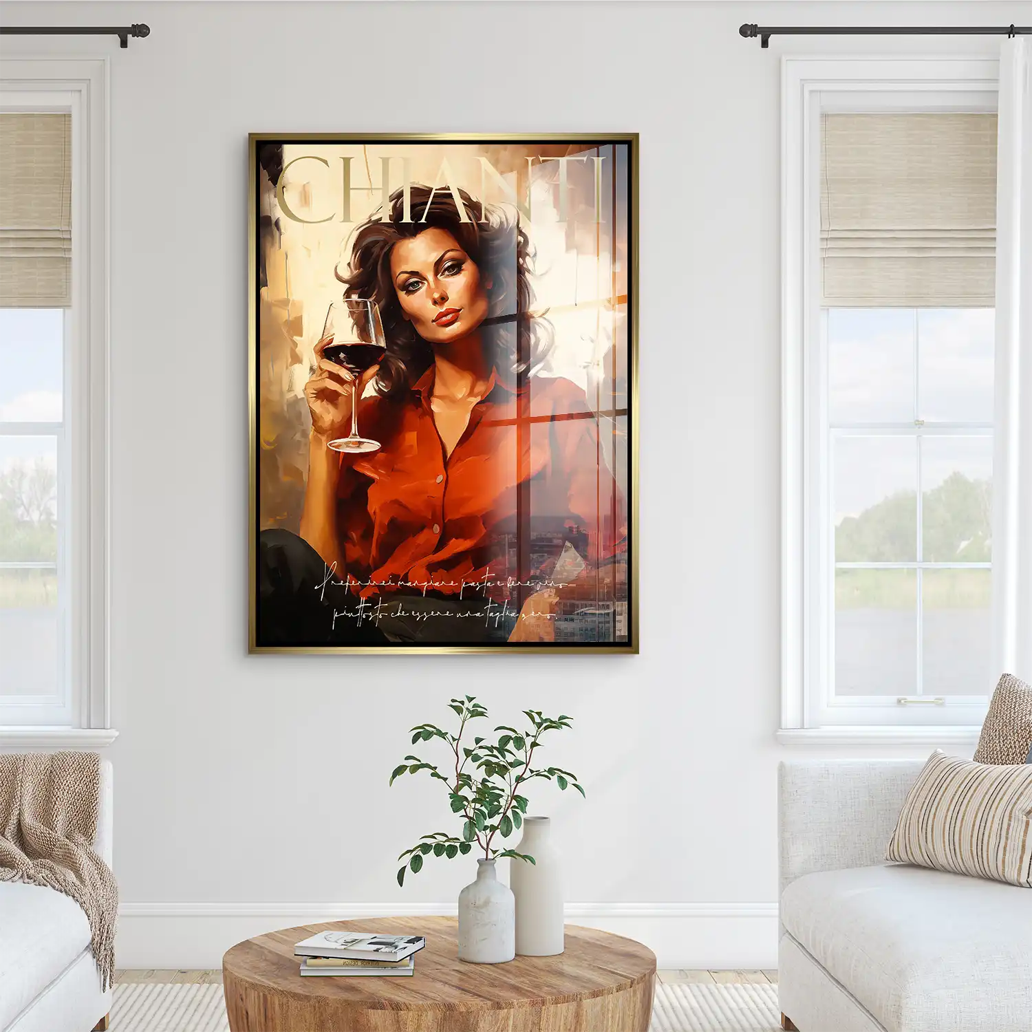 Sophia Chianti Acrylglas Bild INGALERIE