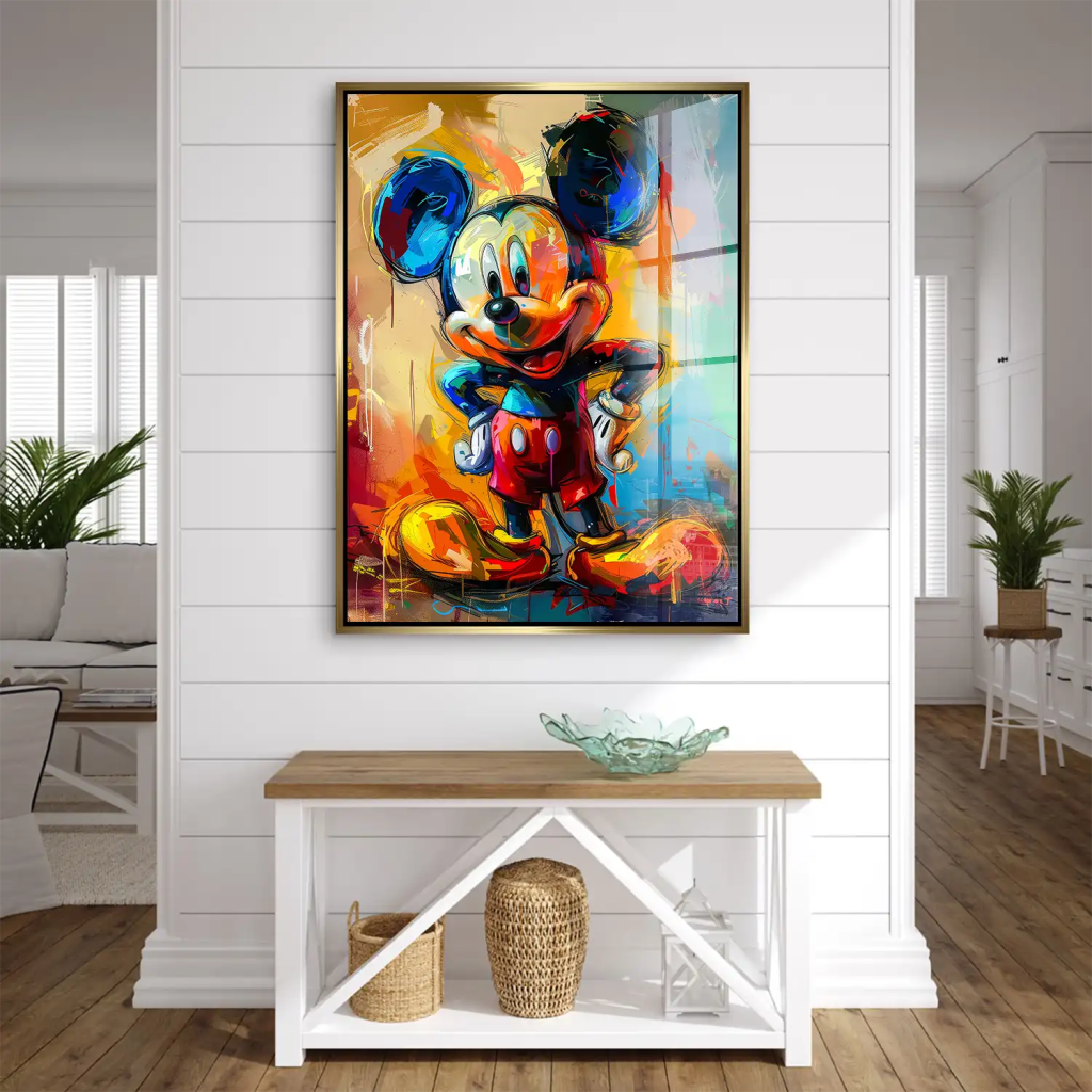 Micky Abstrakt Paint Acrylglas Bild INGALERIE