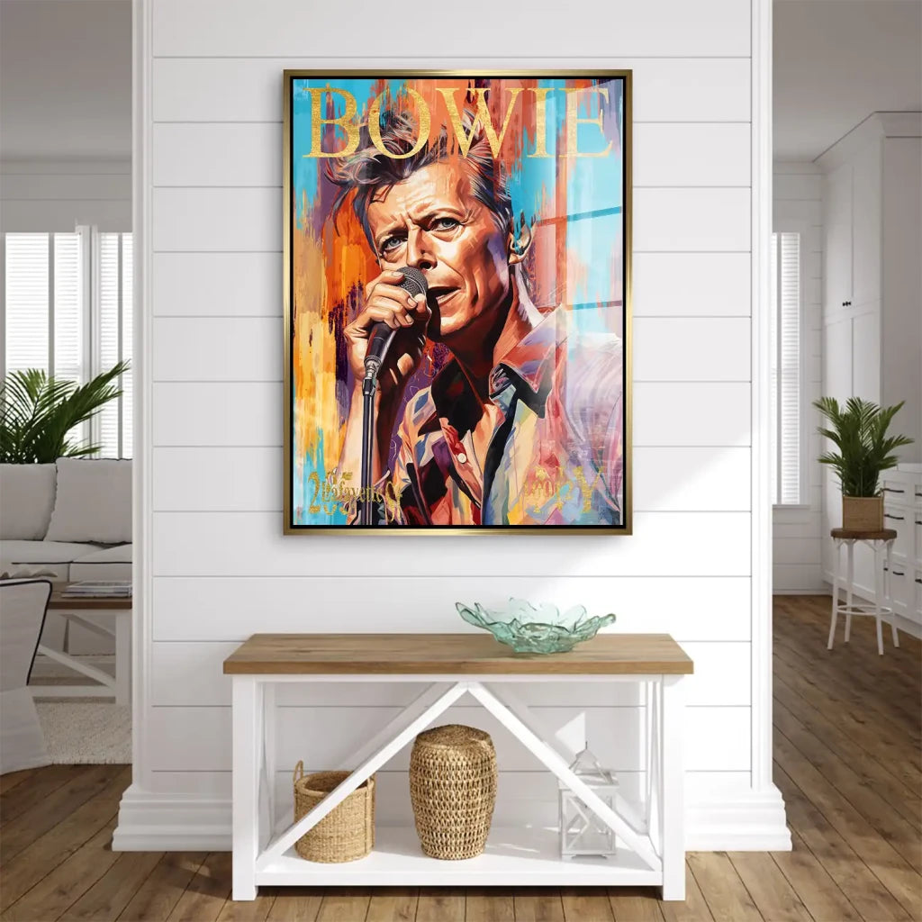 Bowie Abstrakt Style Acrylglas Bild INGALERIE