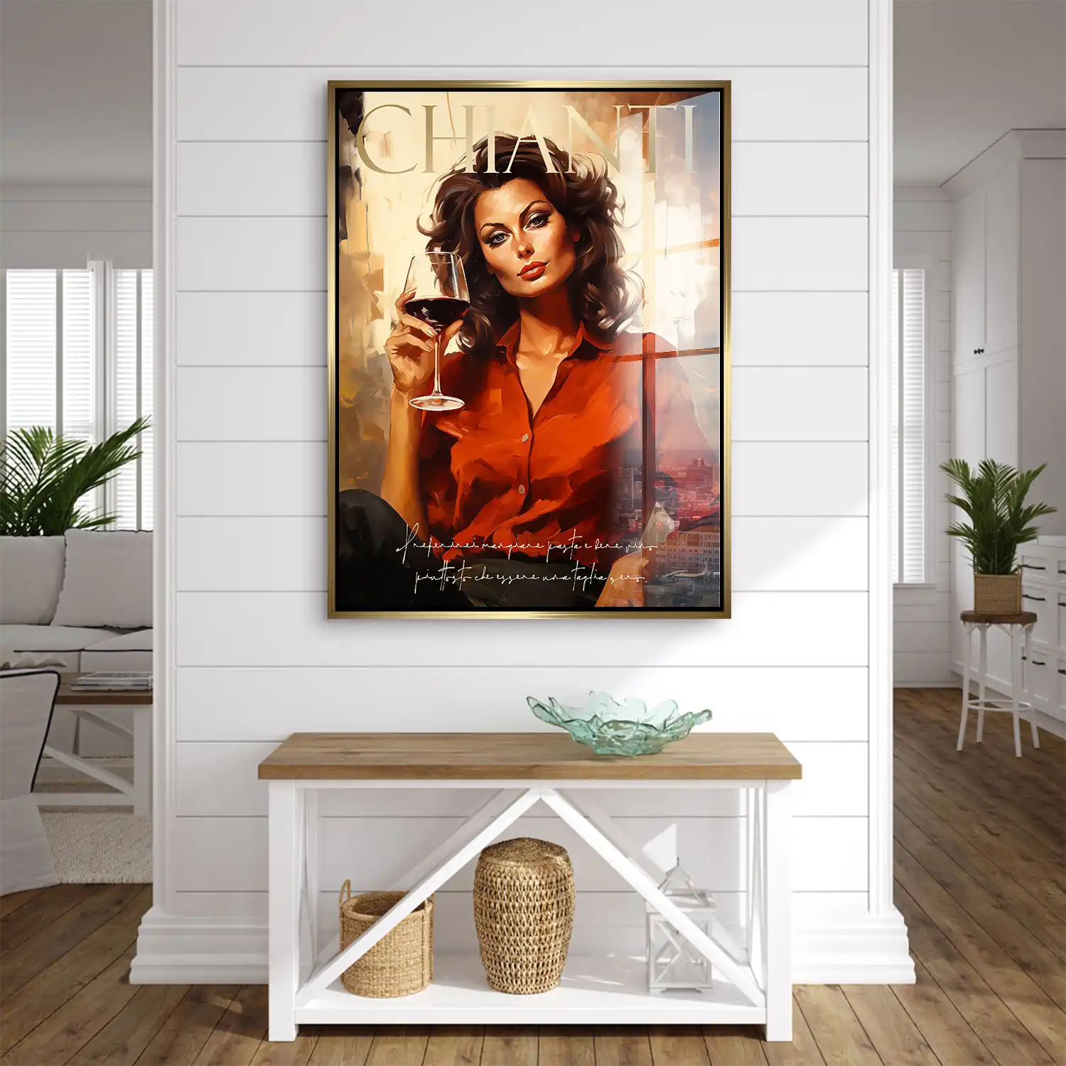 Sophia Chianti Acrylglas Bild INGALERIE