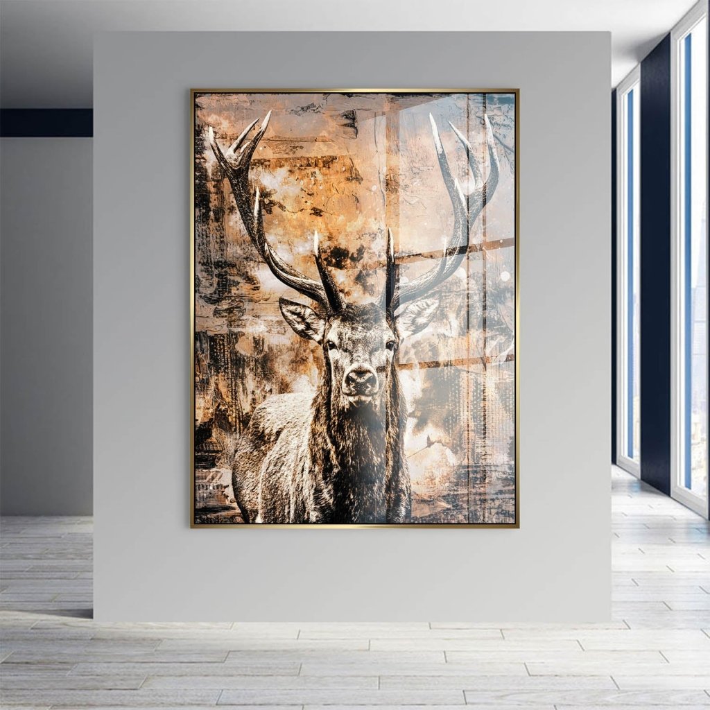 Hirsch Modern Style Acrylglas Bild INGALERIE