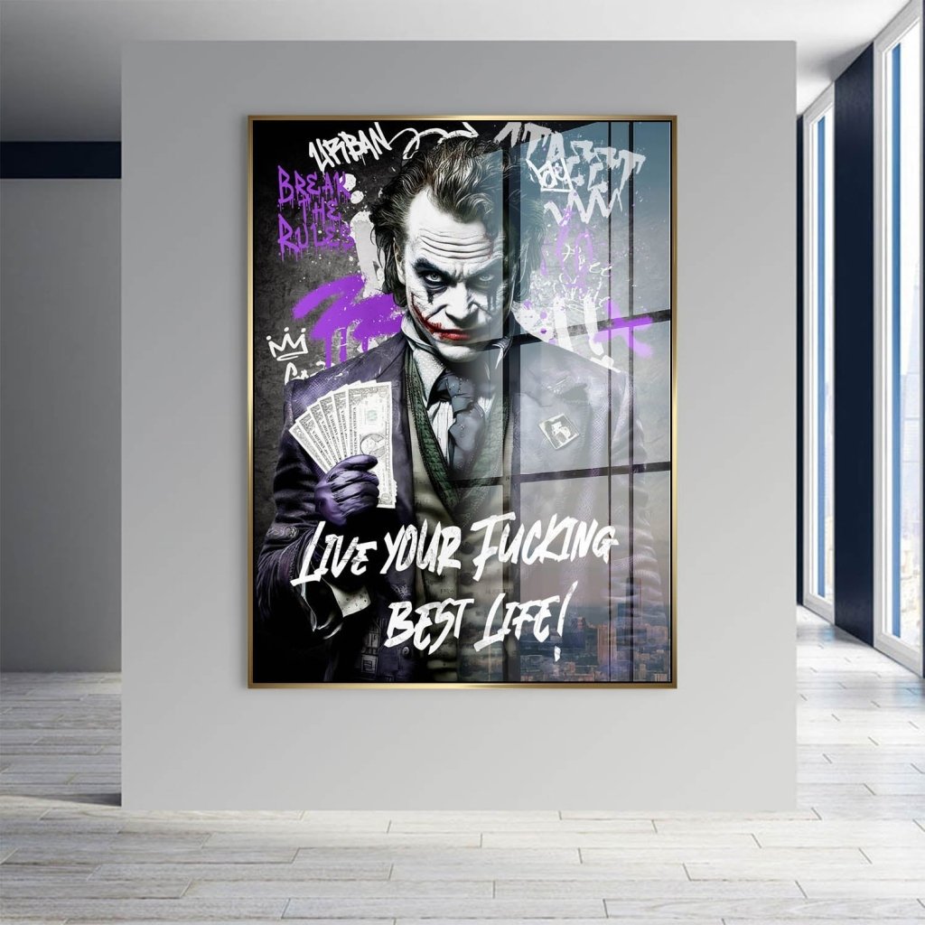 Joker Best Life Style Acrylglas Bild INGALERIE