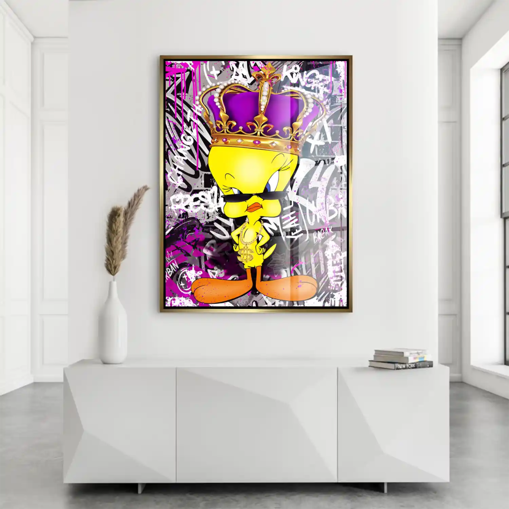 Pop Art Tweety King Acrylglas Bild INGALERIE