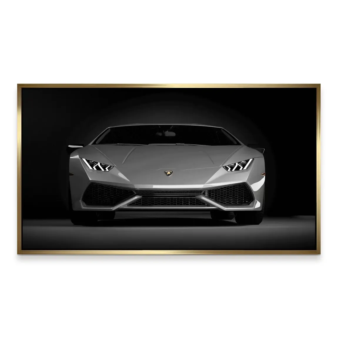 Midnight Lambo Vision Aludibond Bild
