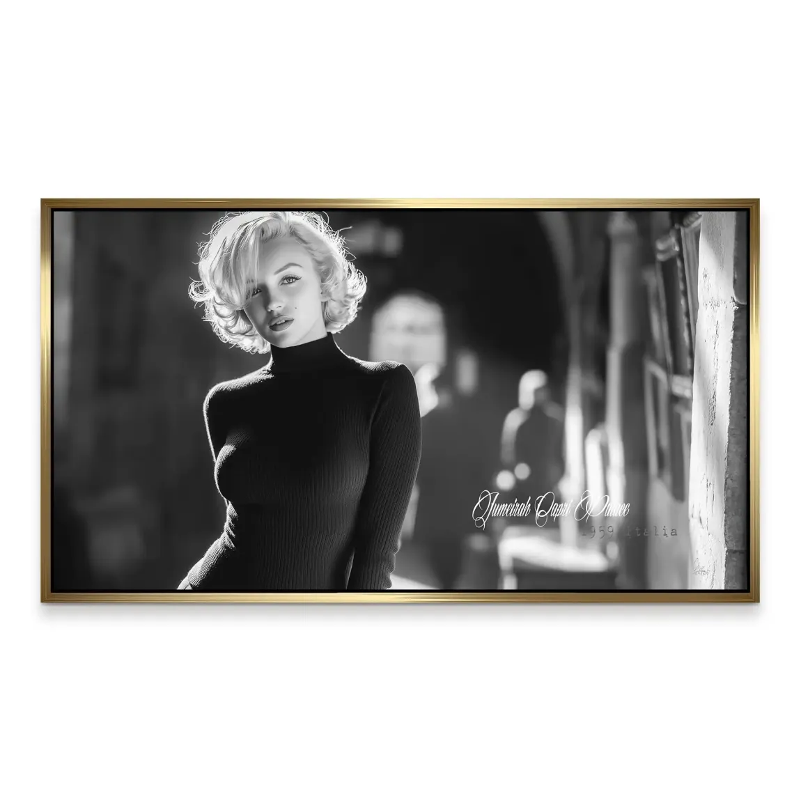 Marilyn Monroe Capri Alu Dibond Wandbild