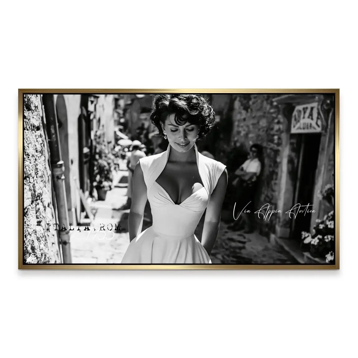 Sophia Loren Roma Alu Dibond Wandbild