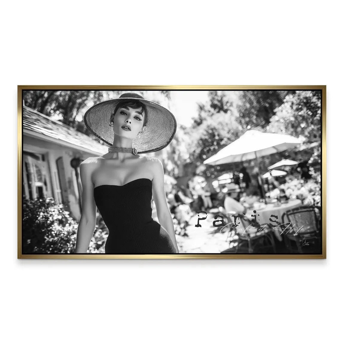 Audrey Hepburn Summer Style Aludibond Bild