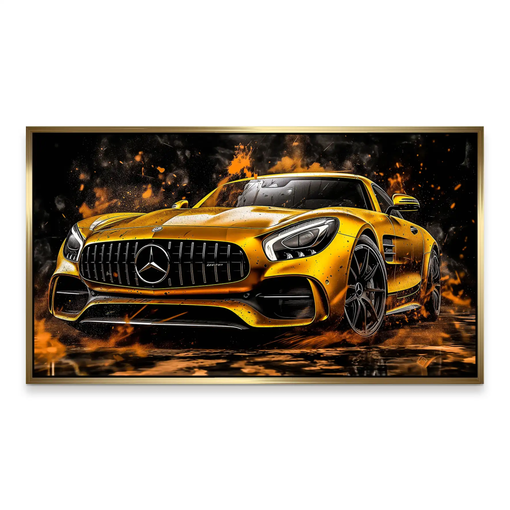 Mercedes AMG GT Modern Style Aludibond Bild INGALERIE