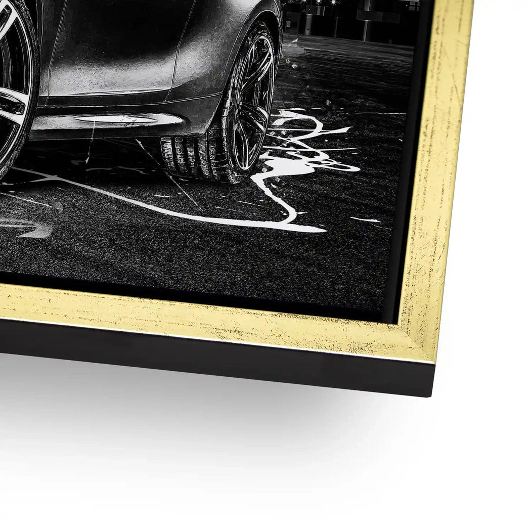 BMW M2 Black Style Aludibond Bild INGALERIE