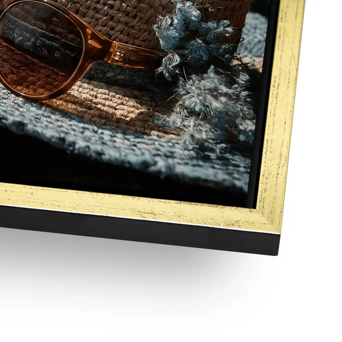 Blue Moments Aludibond Bild