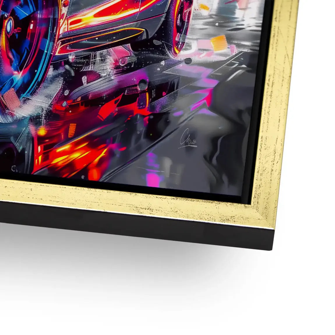 BMW M2 Abstrakt Vision Aludibond Bild