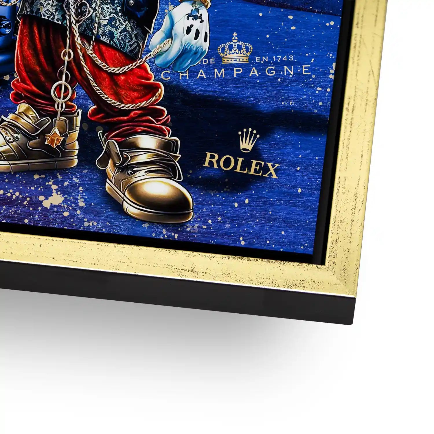 Micky Porsche 356 Pop Art Style Aludibond Bild INGALERIE