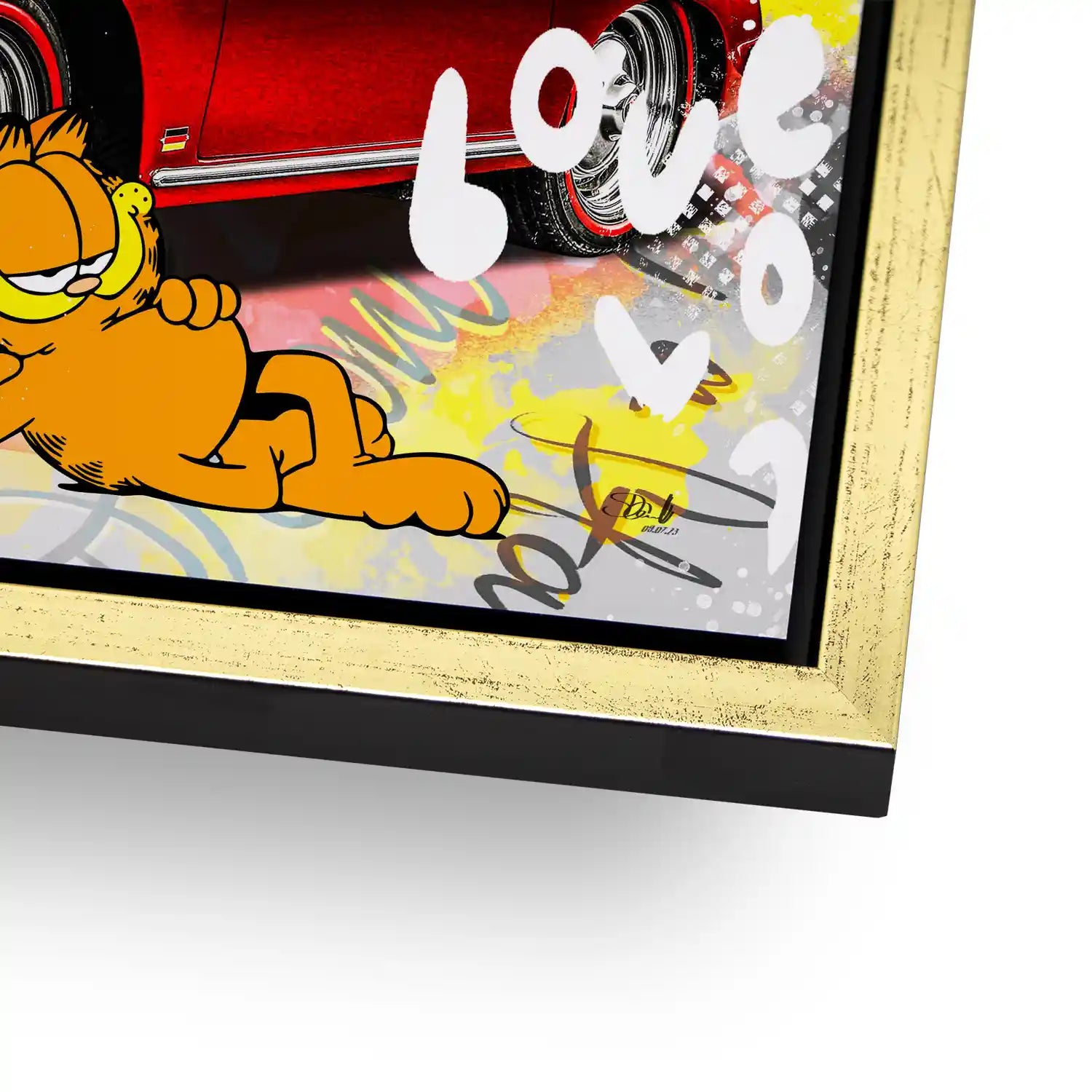 Minnie Speedster 356 Pop Art Style Aludibond Bild INGALERIE
