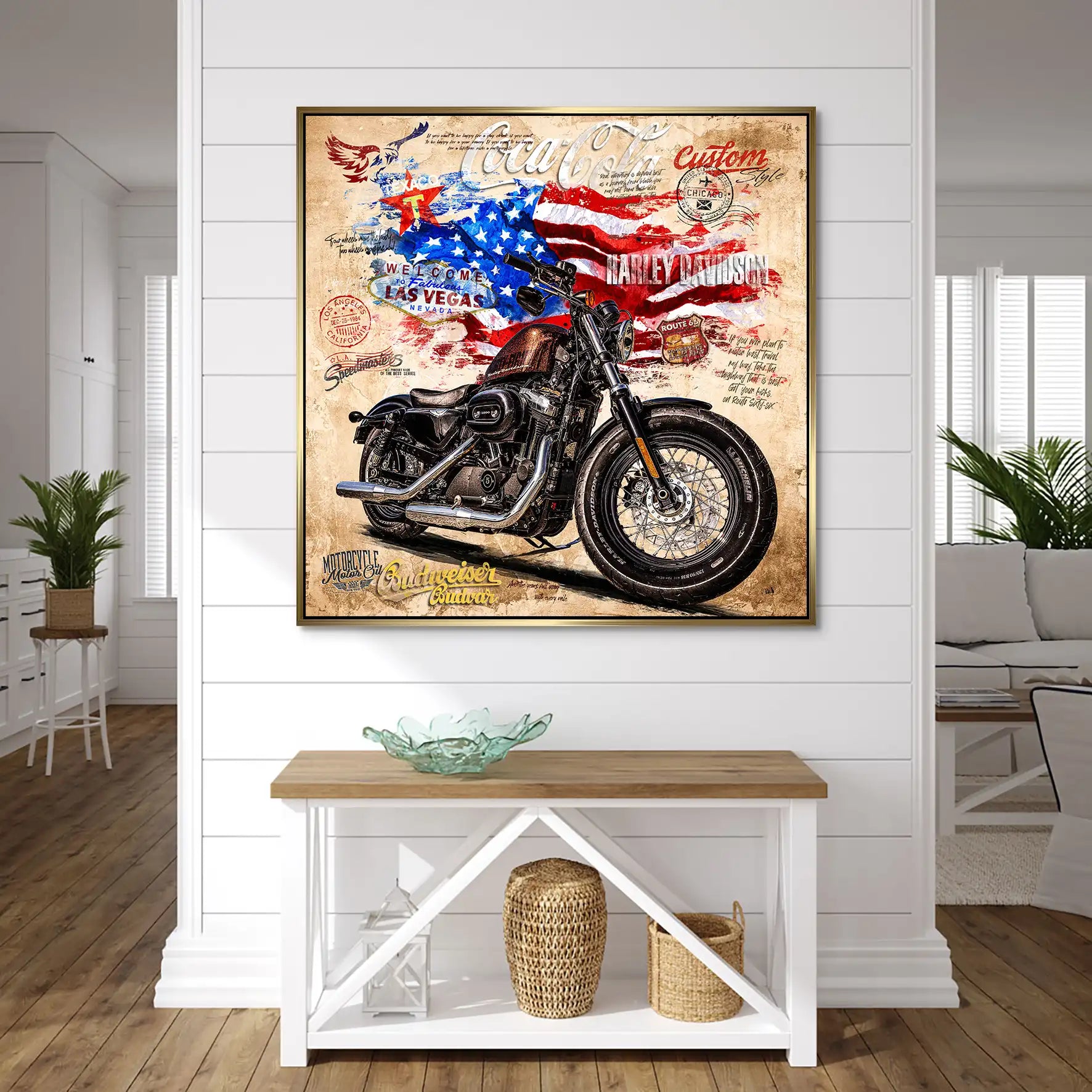 American Pulse auf Aluminium INGALERIE