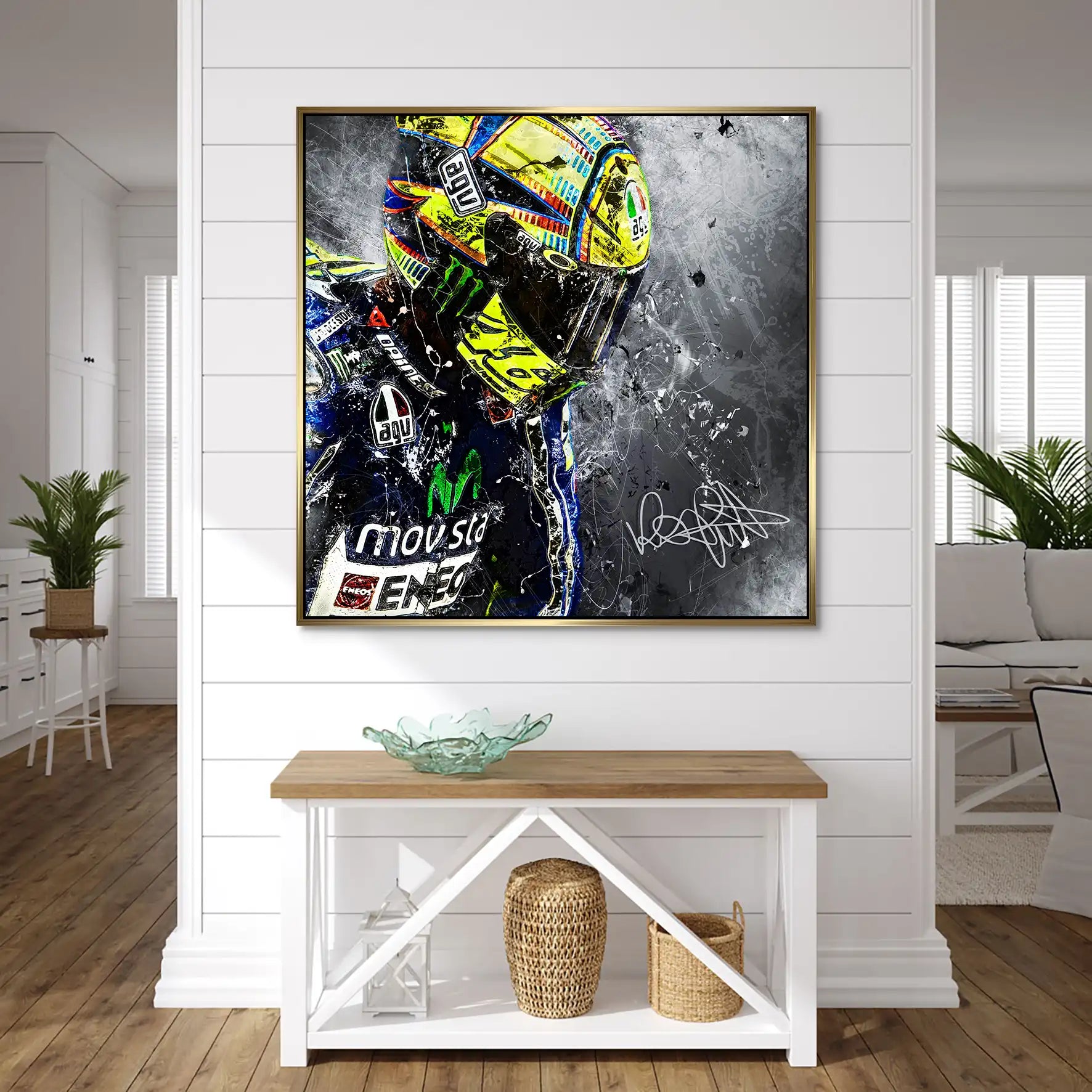 Rossi Abstrakt Style AluDibond Bild INGALERIE