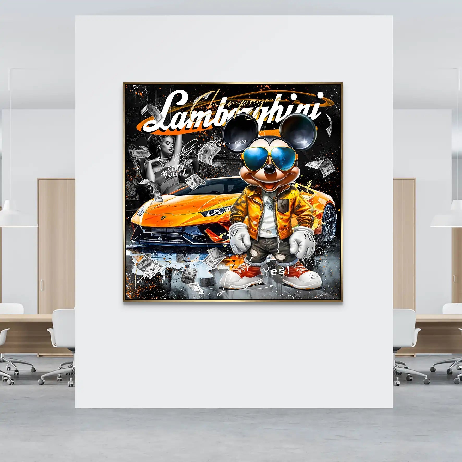 Micky Lambo AluDibond Bild INGALERIE