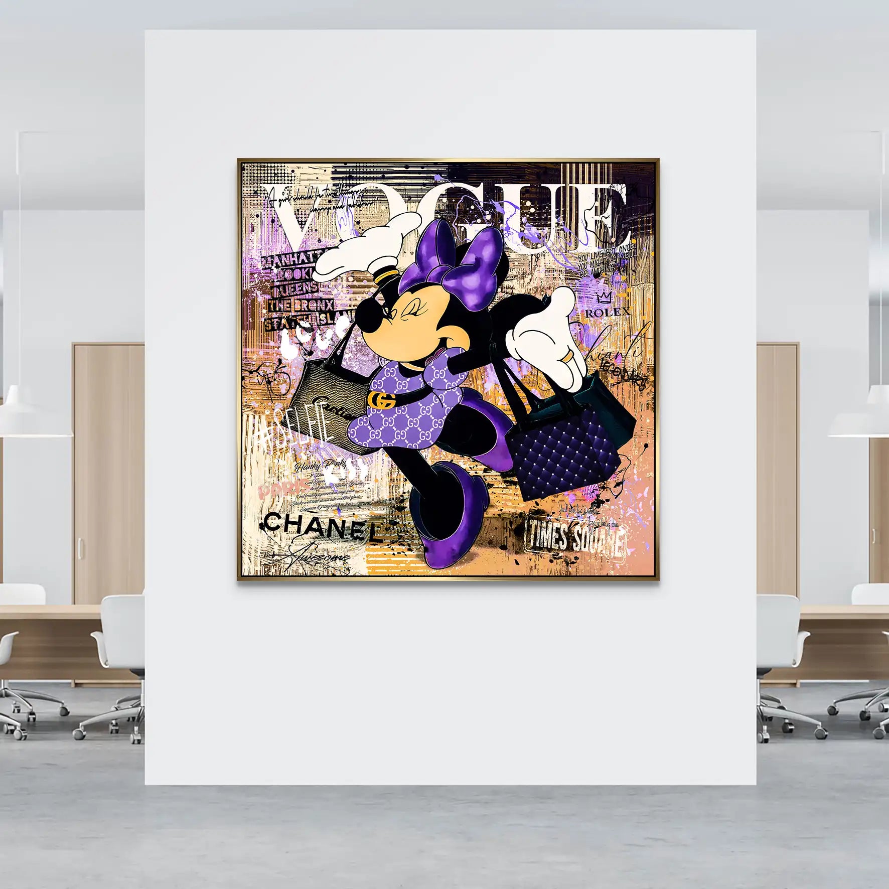 Minnie Vogue AluDibond Bild INGALERIE