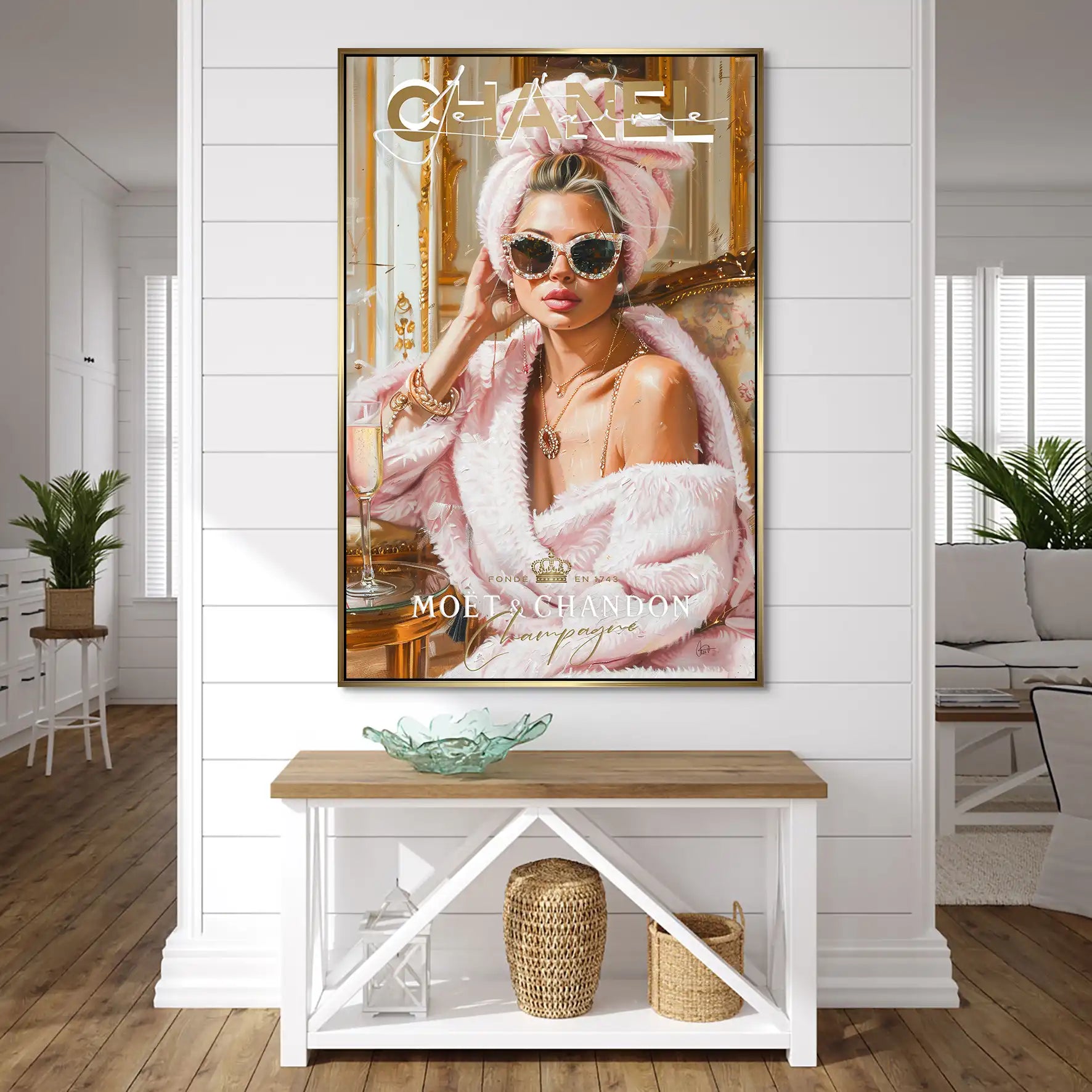 Beauty Luxe Chanel AluDibond Bild INGALERIE