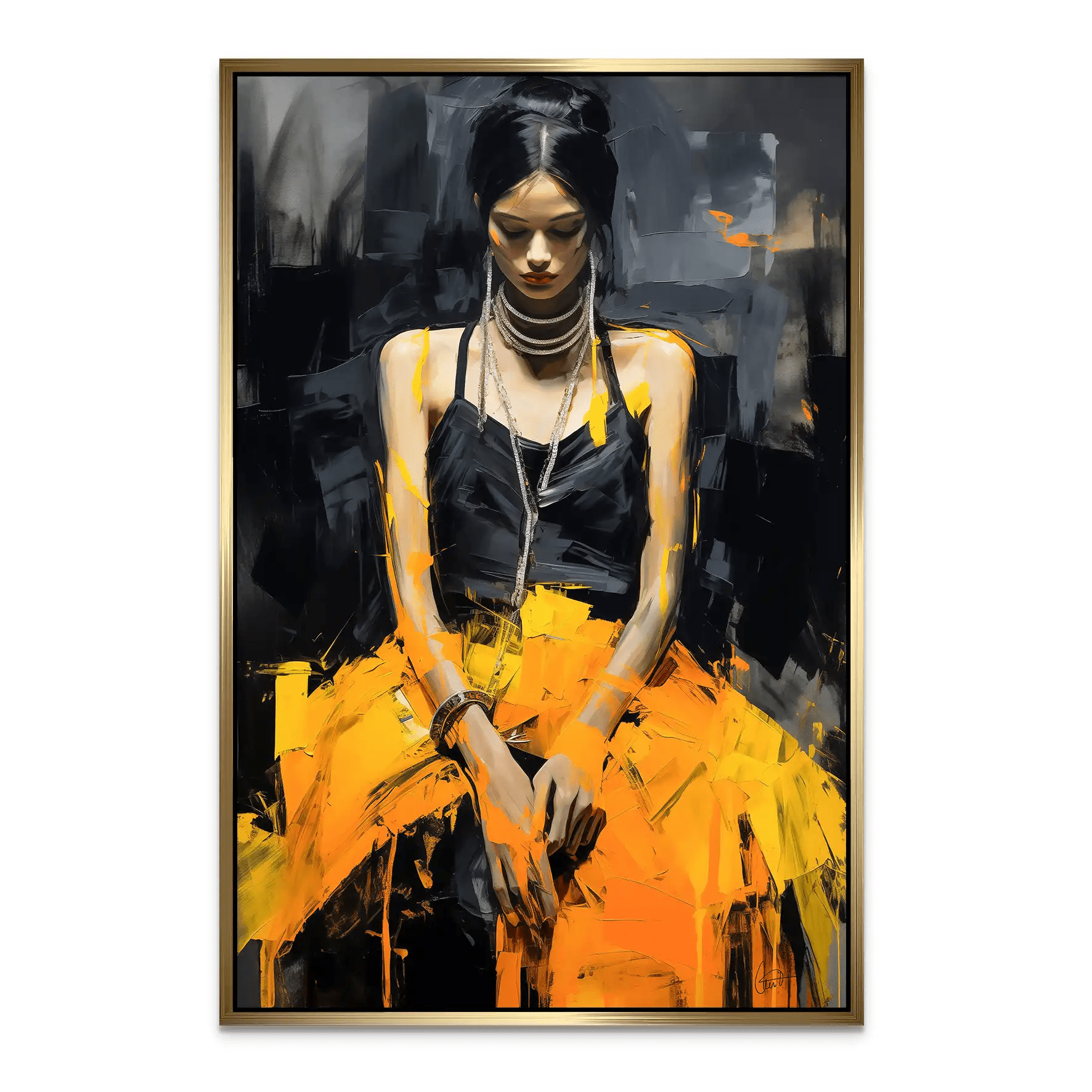 Beauty and Shy AluDibond Bild INGALERIE