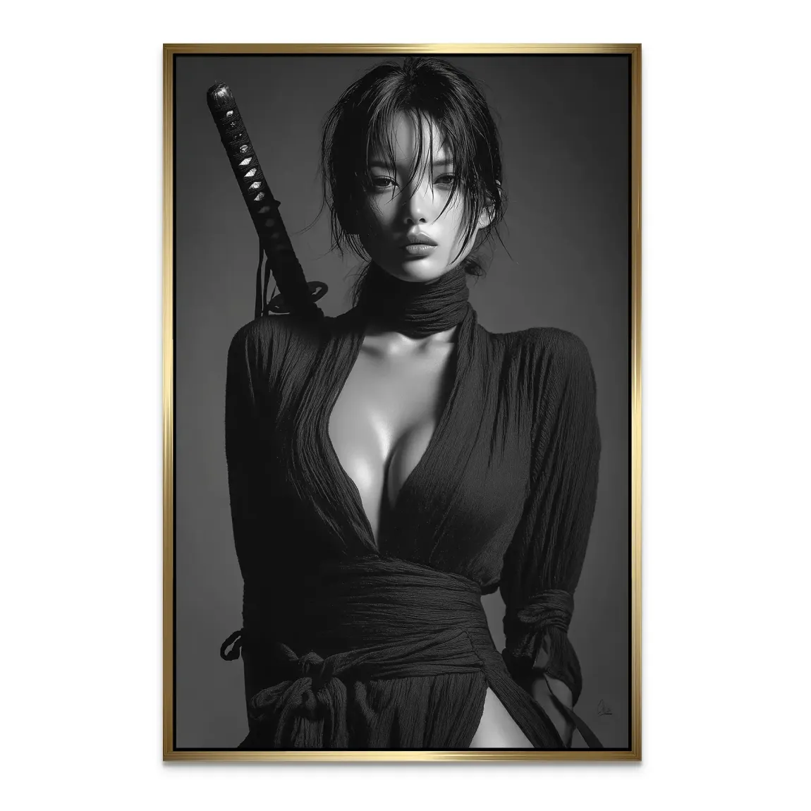 Silent Katana Alu Dibond Bild