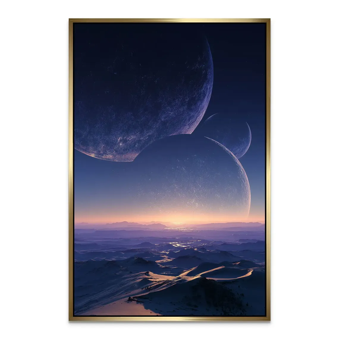 Jenseits der Welt Alu Dibond Bild