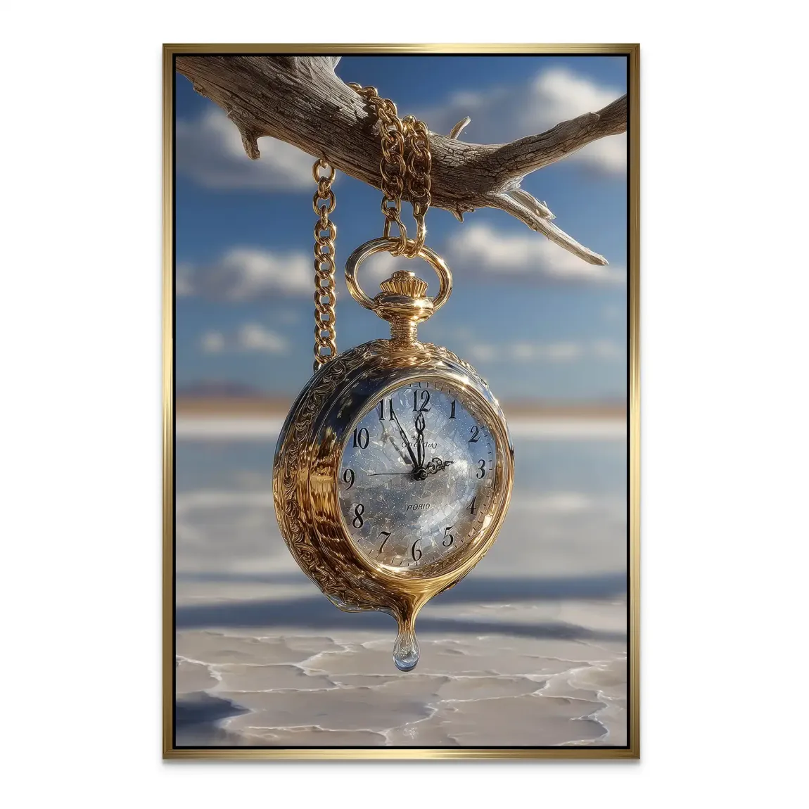 Dali Time Alu Dibond Bild