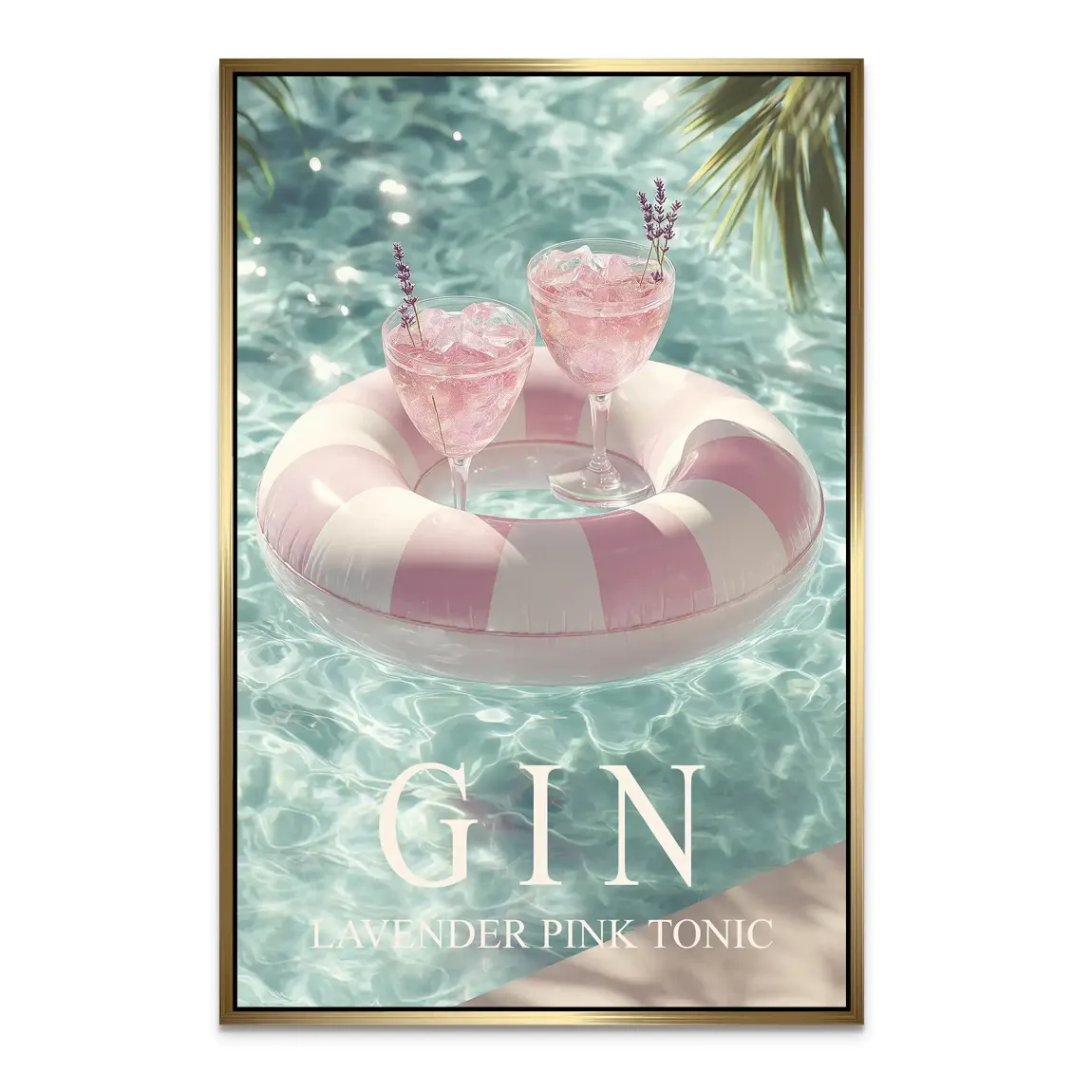 Gin Lavender Dream Alu Dibond Bild